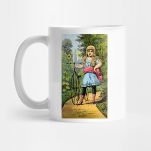 Victorian Girl and her Tricycle Mug